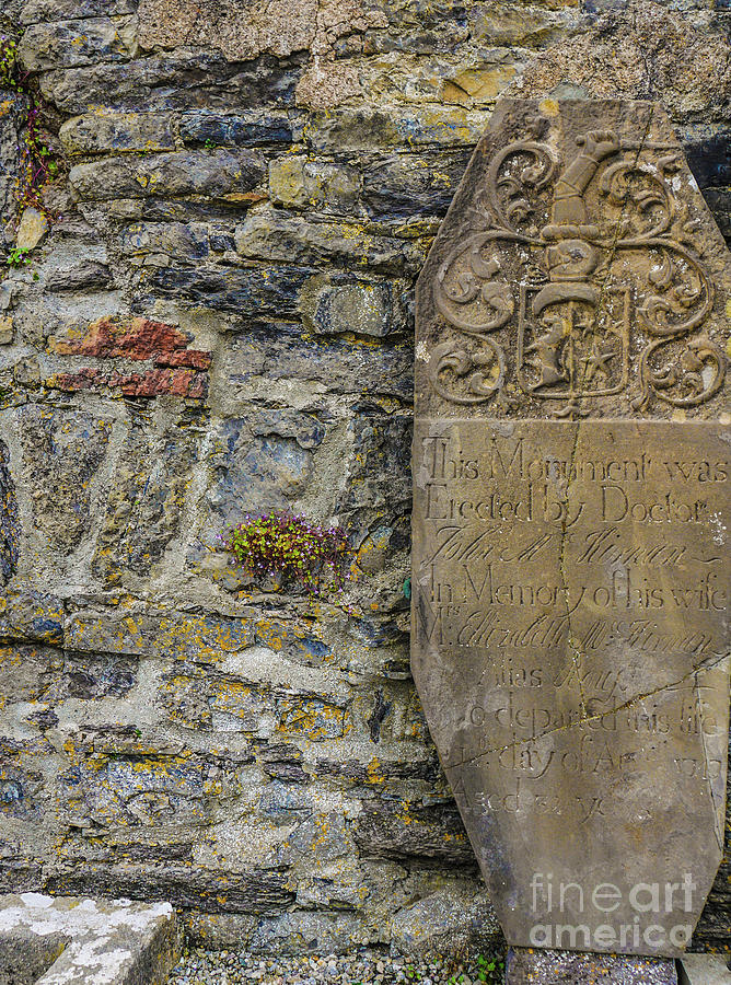 Country Donegal Headstone Photograph by Lexa Harpell