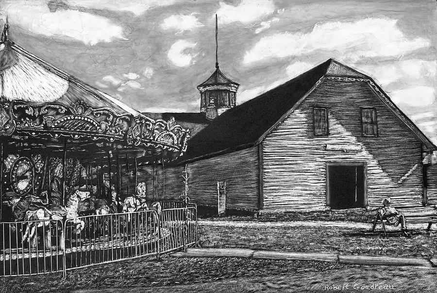 Country Fair Drawing by Robert Goudreau