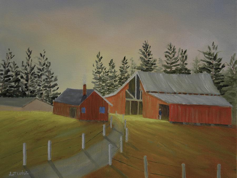 Country Farm Painting by Scott W White