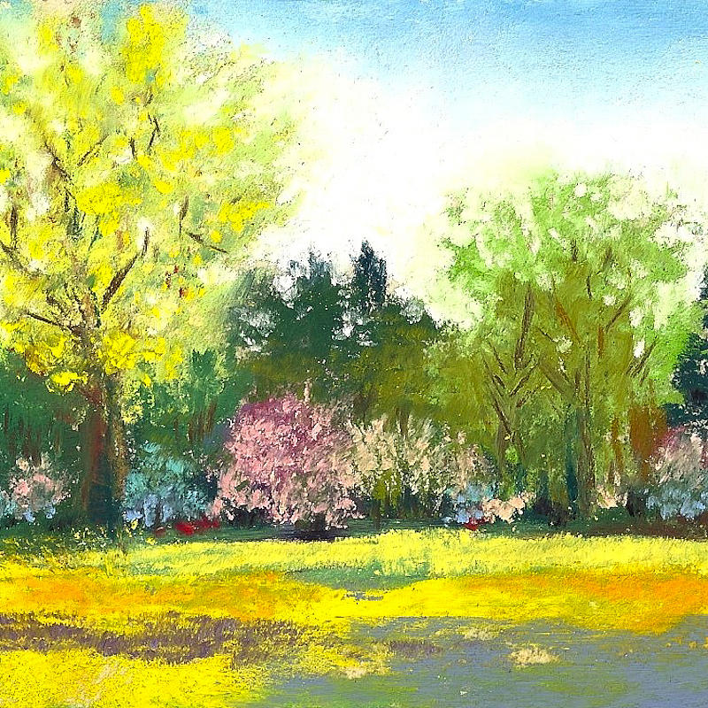 Country Garden Painting by David Patterson