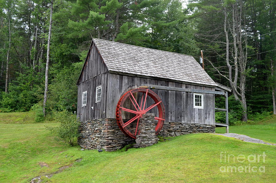 Country Gristmill In Vermont Photograph