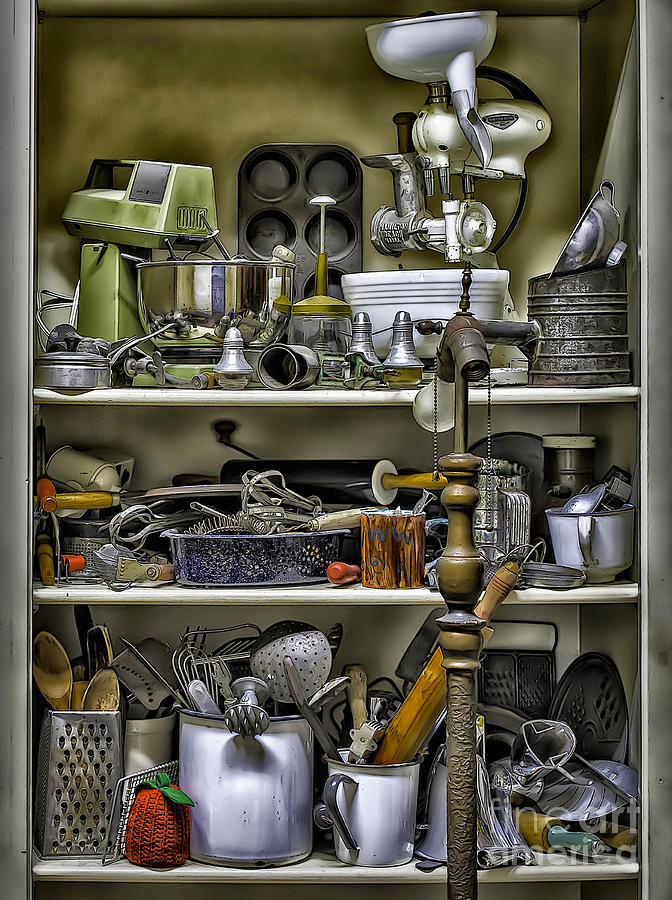 Country Kitchen Pantry Photograph by Walt Foegelle