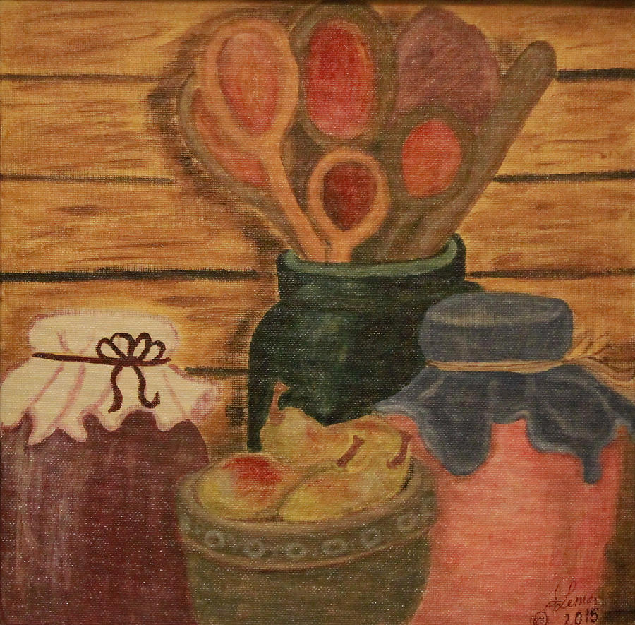 Country Kitchen Painting by Suzon Lemar