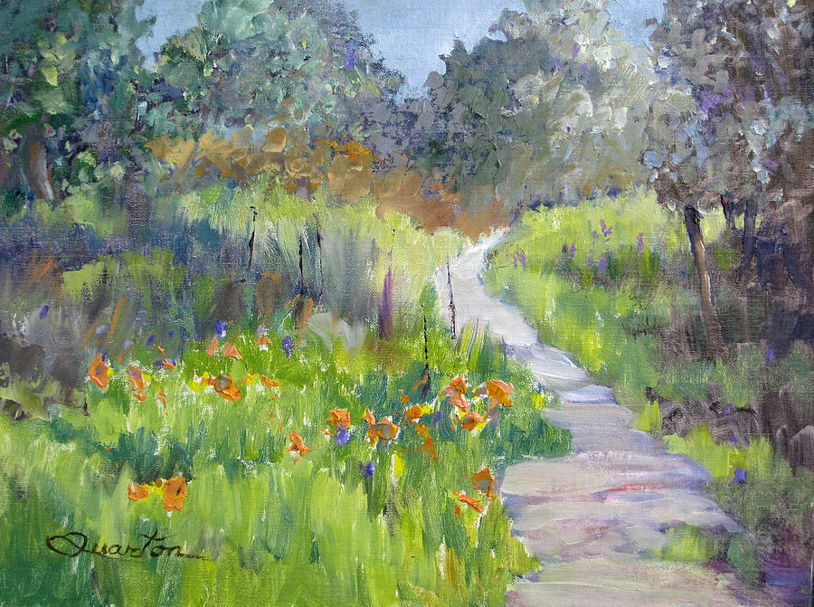 Country Lane Painting by Lori Quarton | Fine Art America