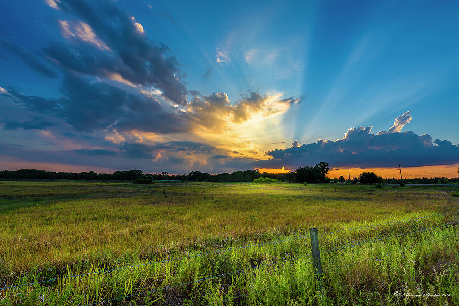 Sunset Photograph - Country Life by Marvin Spates
