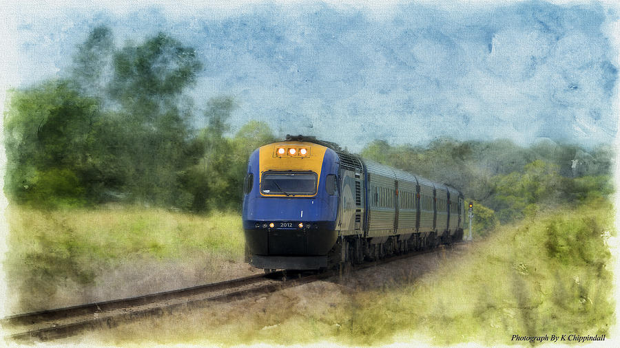 Country Link Train 01 Photograph by Kevin Chippindall Country Link Train 01 Photograph by Kevin Chippindall