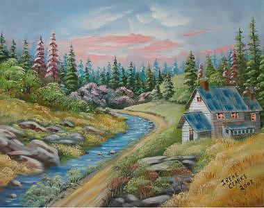 Country Living Painting by Irene Clarke | Fine Art America