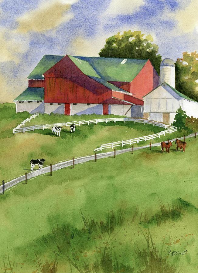 Animal Painting - Country by Marsha Elliott