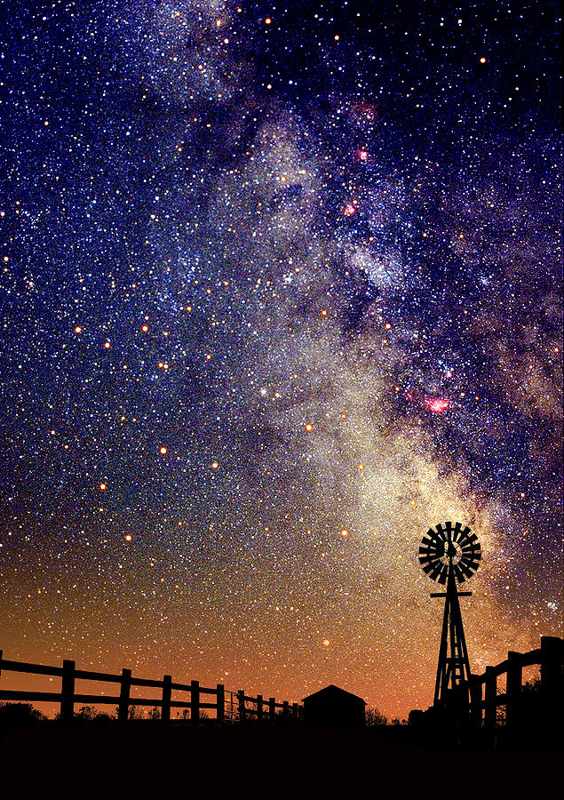 Country Milky Way Photograph by Larry Landolfi