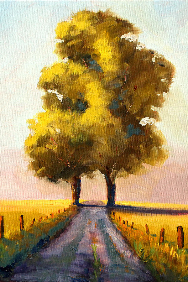 Country Passage Painting by Nancy Merkle