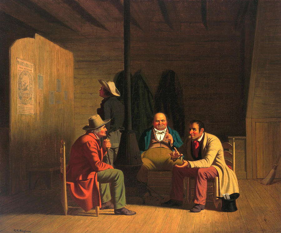 Country Politician Painting by George Caleb Bingham