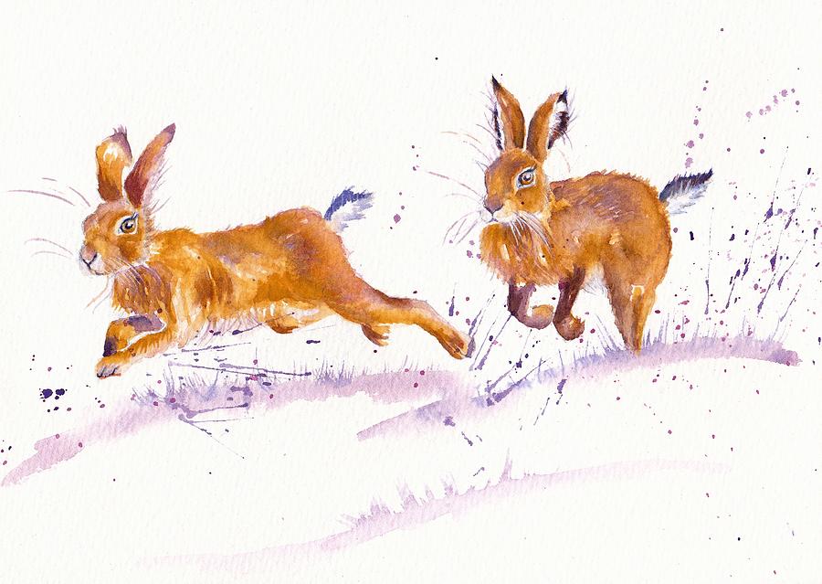 Mammal Painting - Country Pursuits by Debra Hall