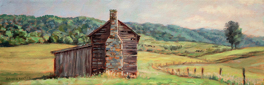 Country Quiet _ Rocky Gap Virginia Painting by Bonnie Mason
