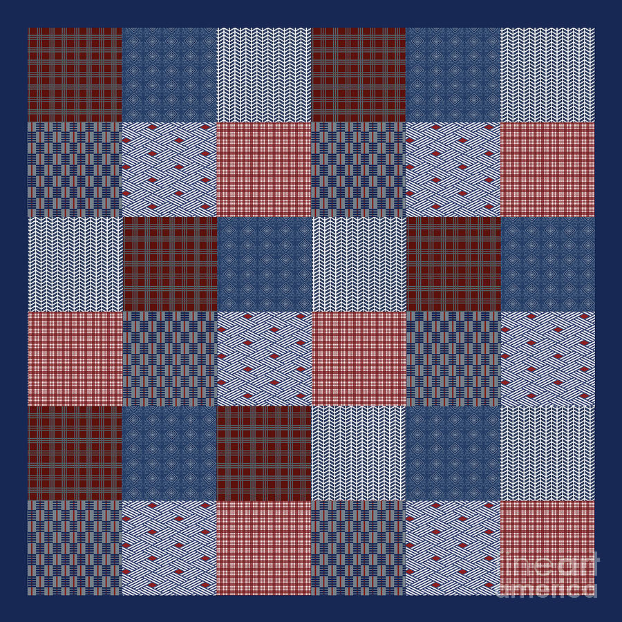 Vintage Digital Art - Country Quilt by Jean Plout