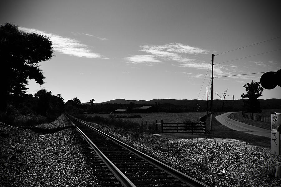 Country Railroad With Vignette Photograph by Rebecca Stowers - Fine Art ...
