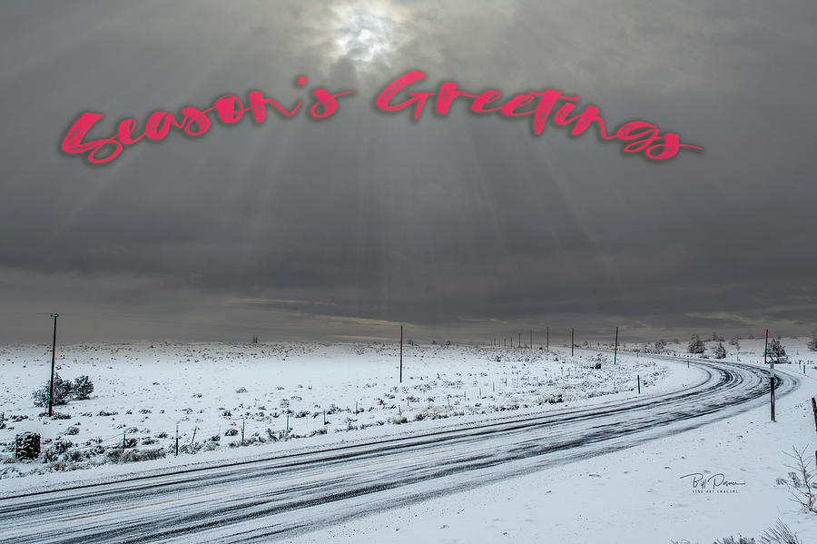 Country Road Christmas Photograph by Bill Posner