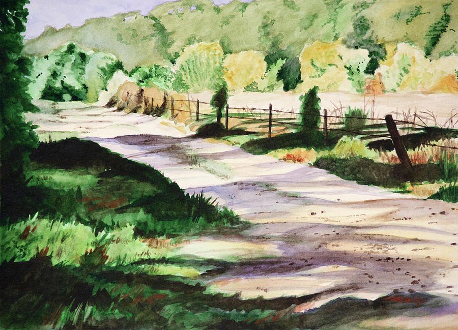 Country Road Painting by Christopher Reid