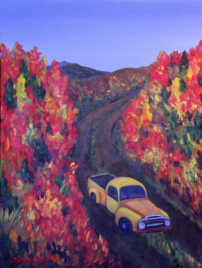 Country Road Painting by Janet Greer Sammons