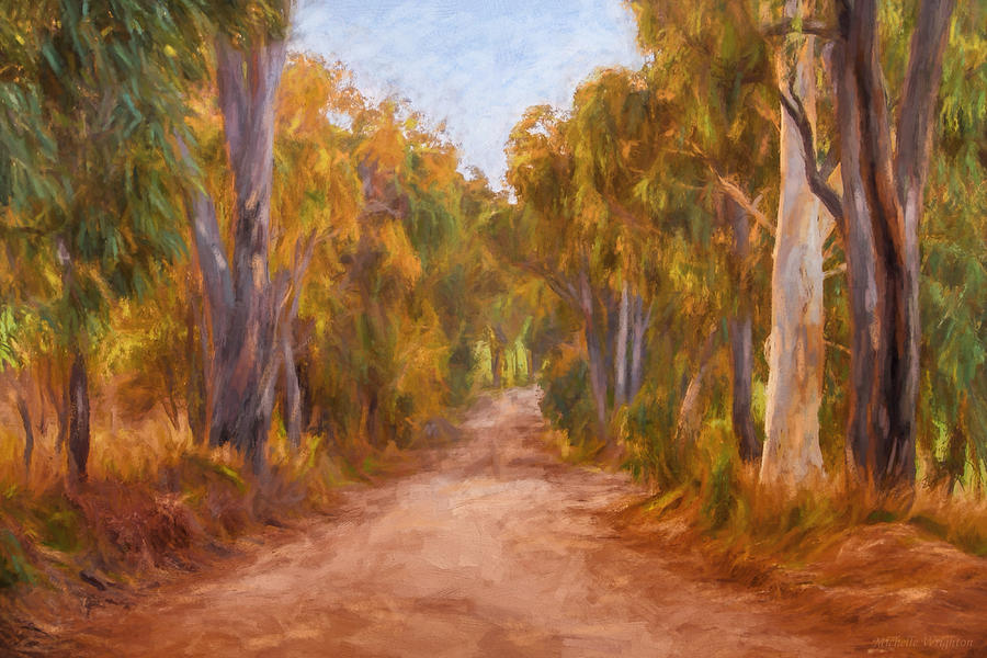 Country Roads 2  Impressionism art Photograph by Michelle Wrighton