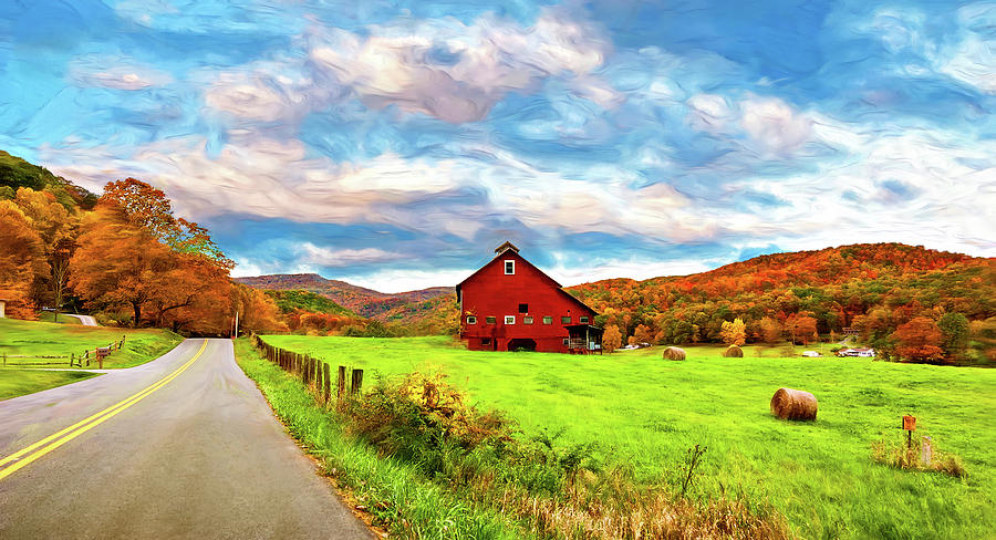 Country RoadWest Virginia - Paint Photograph by Steve Harrington - Fine  Art America