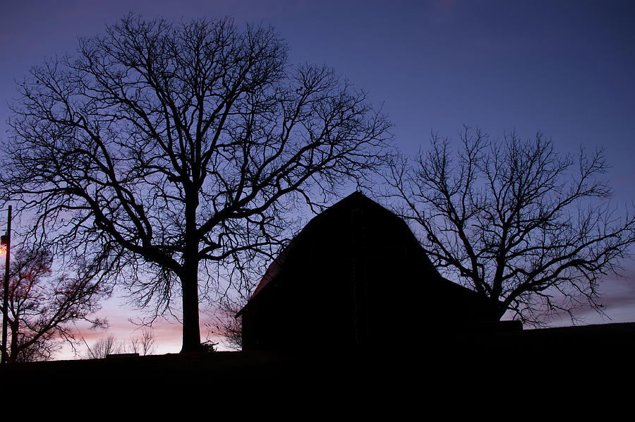 Country Shadows - Barn Photography Photograph
