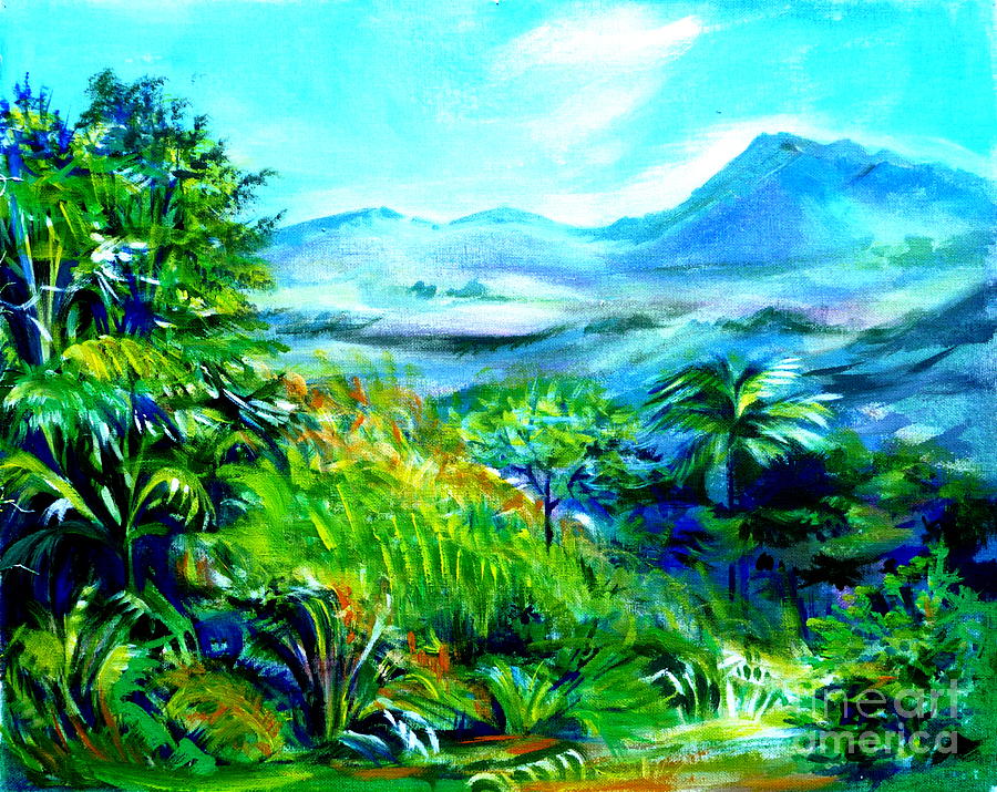 Country side of Panama Painting by Anna  Duyunova