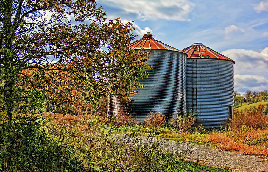 Country Silos Photograph by HH Photography of Florida
