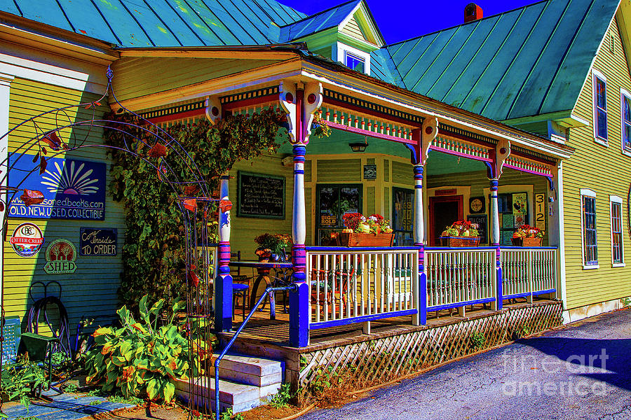 Country Store Porch Photograph by Rick Bragan