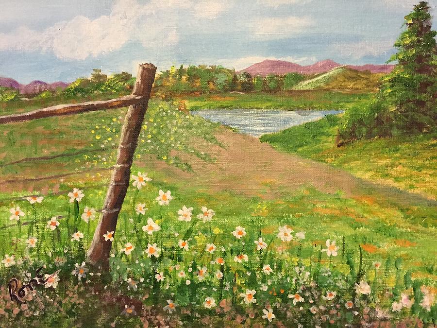Country Summer Painting by Ronnie Egerton