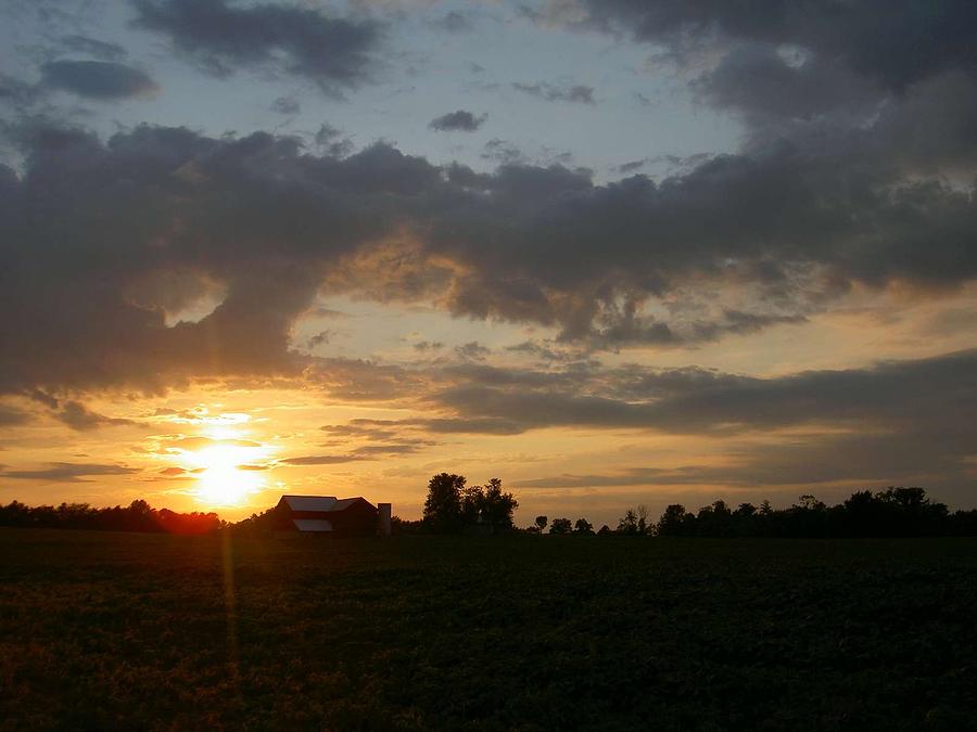 Country Sunset Photograph by Carolyn Jacob