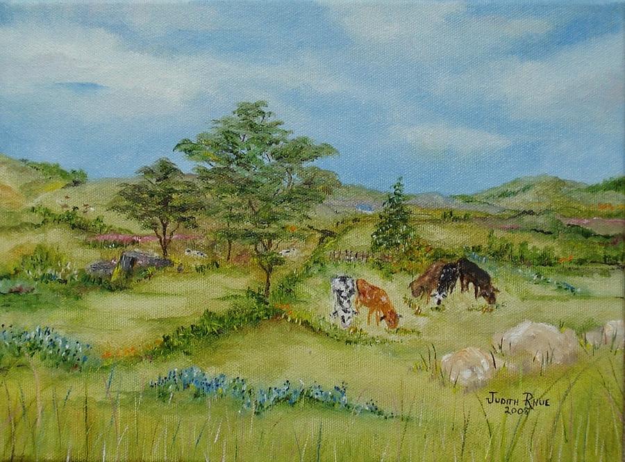 Country View Painting by Judith Rhue