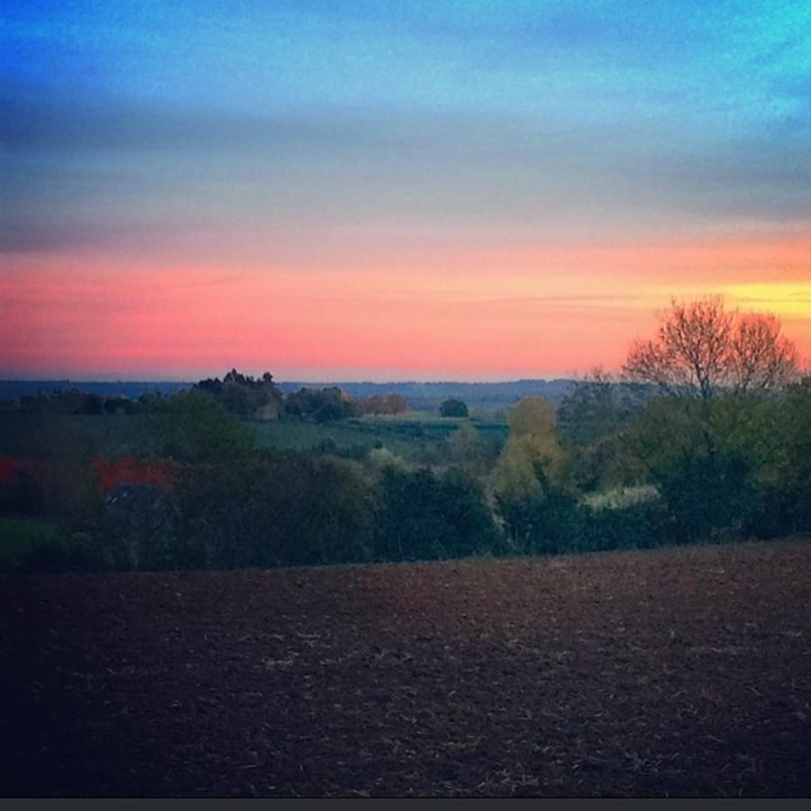 Sunset Photograph - Country Walk At Dusk #family #country by Jess Hawley