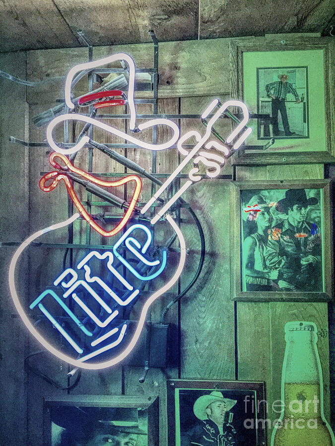 Country Western Neon Photograph by Jenny Revitz Soper