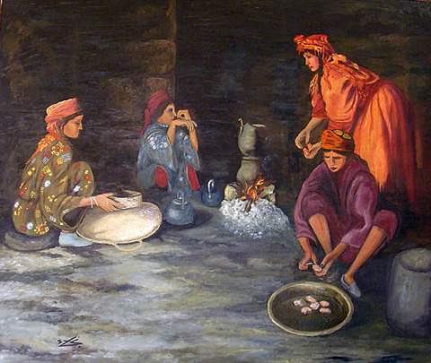 Country Womans Painting by Najlaa Mahmoud Country Womans Painting by Najlaa Mahmoud