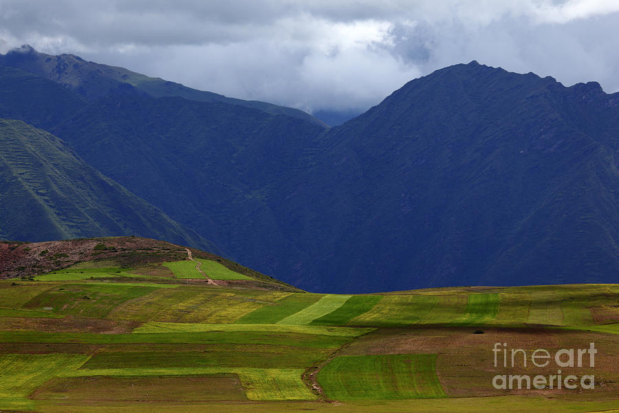 Countryside near Cusco Peru Photograph by James Brunker