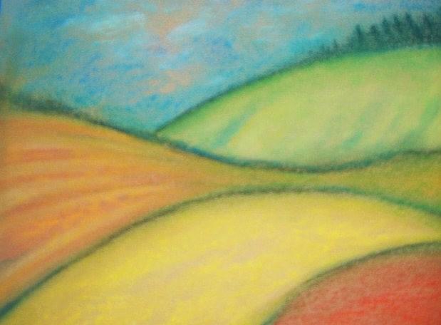 Countryside Pastel by Rae Chichilnitsky