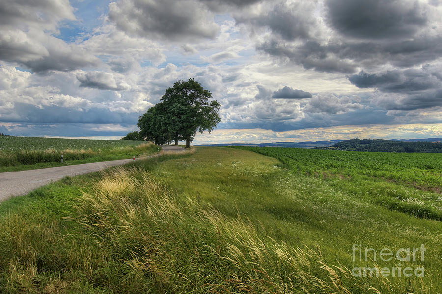 Countryside with dramatic sky Photograph by Michal Boubin