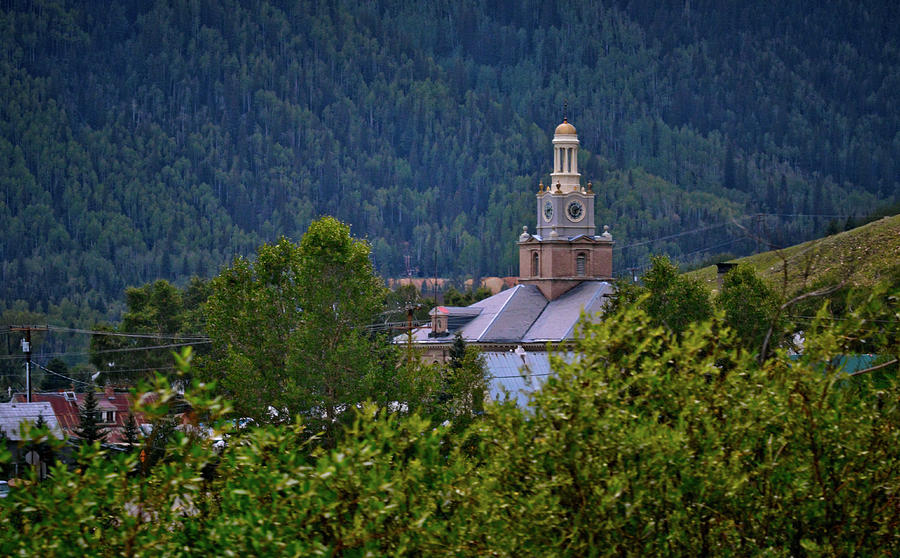 County Courthouse in Silverton Photograph by Linda Unger