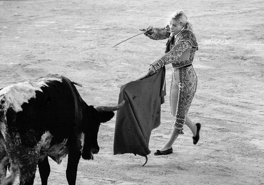 Blonde Bullfighting Photograph by Jennifer Wright