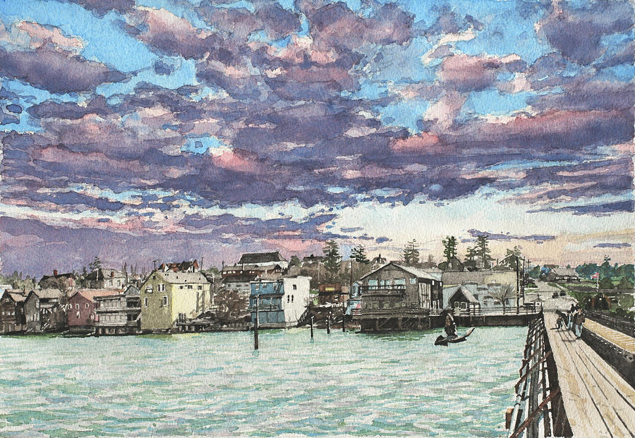 Coupeville Painting - Coupeville by Perry Woodfin