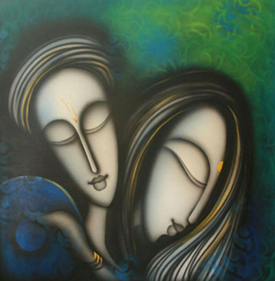 Couple Painting by KPrakash-Raman