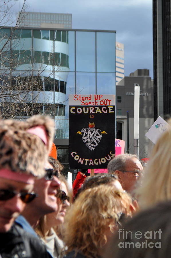 Denver Photograph - Courage is Contagious by Anjanette Douglas