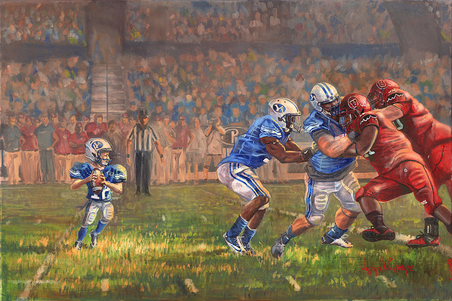 Sports Painting - Courage to Believe by Jeff Brimley