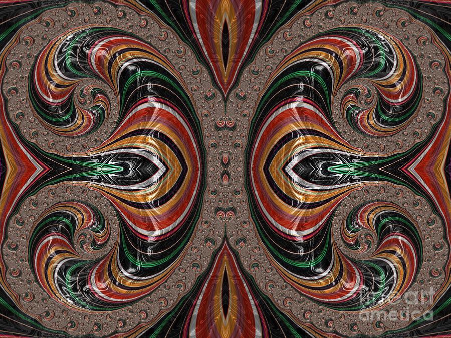 Court Jesters at Play Fractal Abstract Digital Art by Rose Santuci-Sofranko
