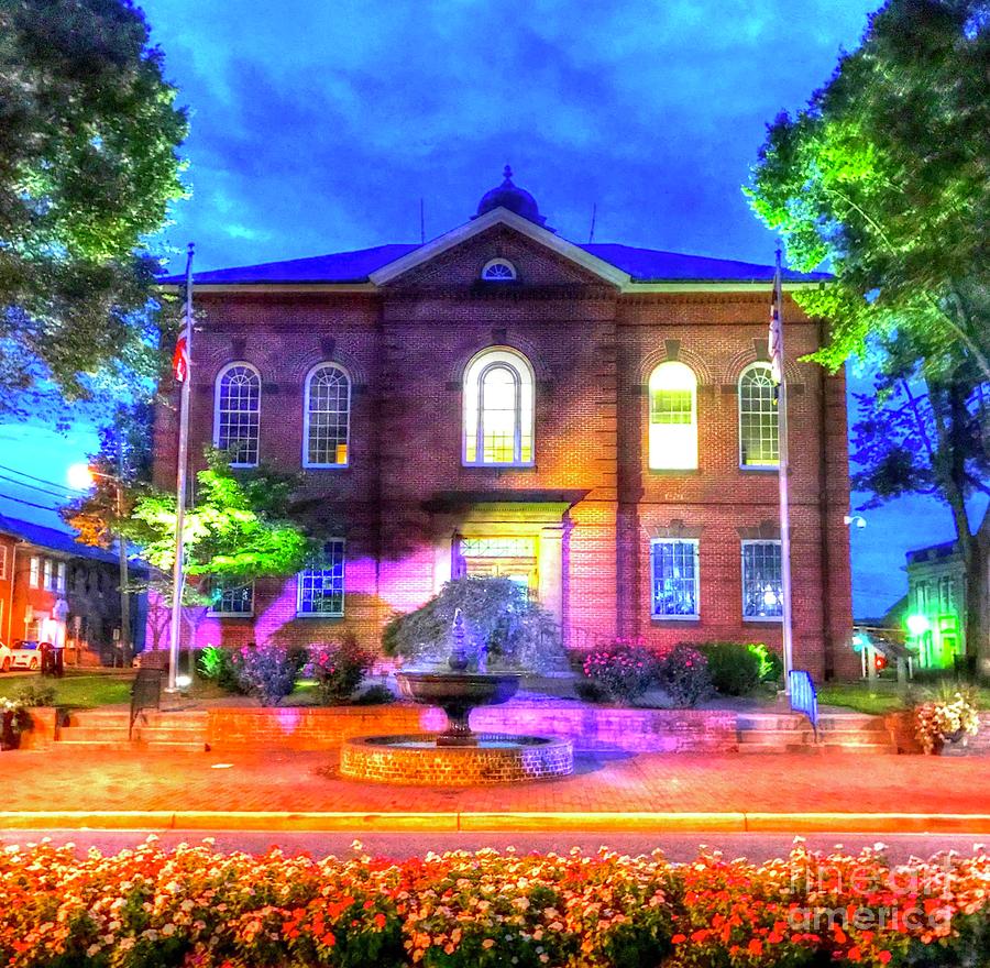 Courthouse Bel Air Maryland Photograph by Debbi Granruth Fine Art