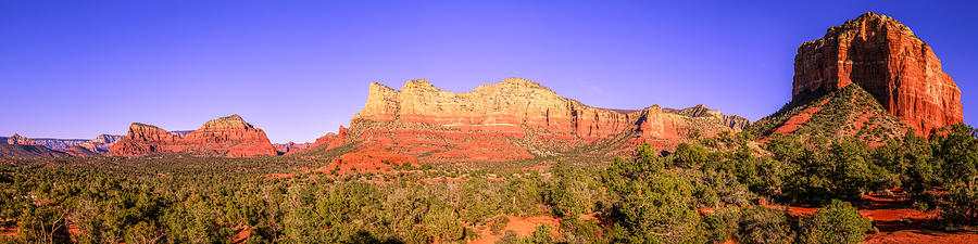 Courthouse Butte panorama Photograph by Alexey Stiop