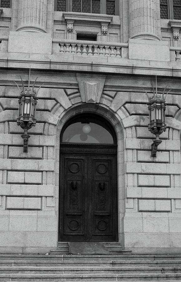 Courthouse Door Photograph by Michiale Schneider