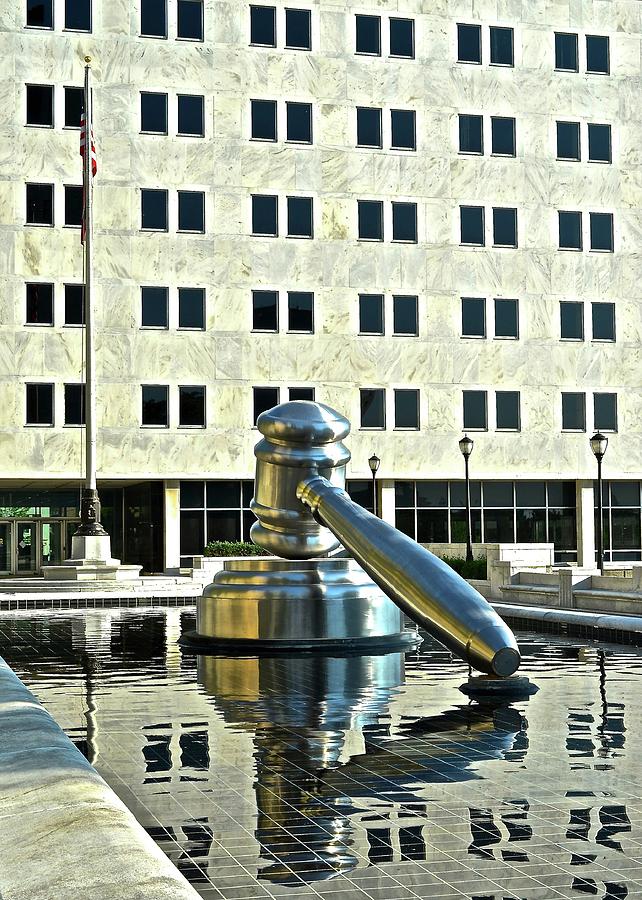 Courthouse Gavel Photograph by Frozen in Time Fine Art Photography