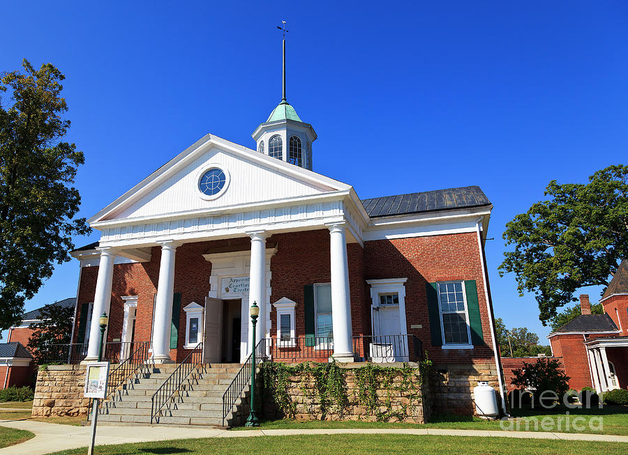 Courthouse In The Town Of Appomattox Photograph