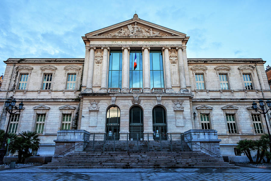 Courthouse Palais de Justice in Nice Photograph by Artur Bogacki